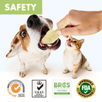 PAWUP Freeze Dried Dog Treats Chicken Breast Slices with Kale for Small, Medium & Large Dogs & Cats, 3.2 oz