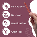 PAWUP Duck Jerky Strips Dog Treats, Natural Healthy, 99% Duck Breast with Taurine, High Protein Training Treats for Small Medium Large Dogs, 10.6oz - Pawup