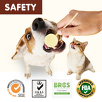 PAWUP Dog Treat Freeze-Dried Chicken & Pumpkin Lollipops with Rawhide, Dental Chew & High Protein Training Treats for Small, Medium & Large Dogs, 1.5 oz 5 Counts - Pawup