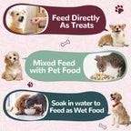 Freeze-Dried Beef Liver Dog Treats, High-Protein Single-Ingredient Snacks, 3.8 oz - Pawup