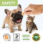 PAWUP Freeze Dried Dog Treats, Real Chicken with Pumpkin & Broccoli, High Protein Crunchy Training Snack for Small Medium Large Dogs, 3.6 oz Bag