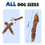 PAWUP Cod Skin Dog Treats with Duck Dog Snacks High Protein and Omega-3, Natural Dog Chews w/Taurine, 21 oz - Pawup