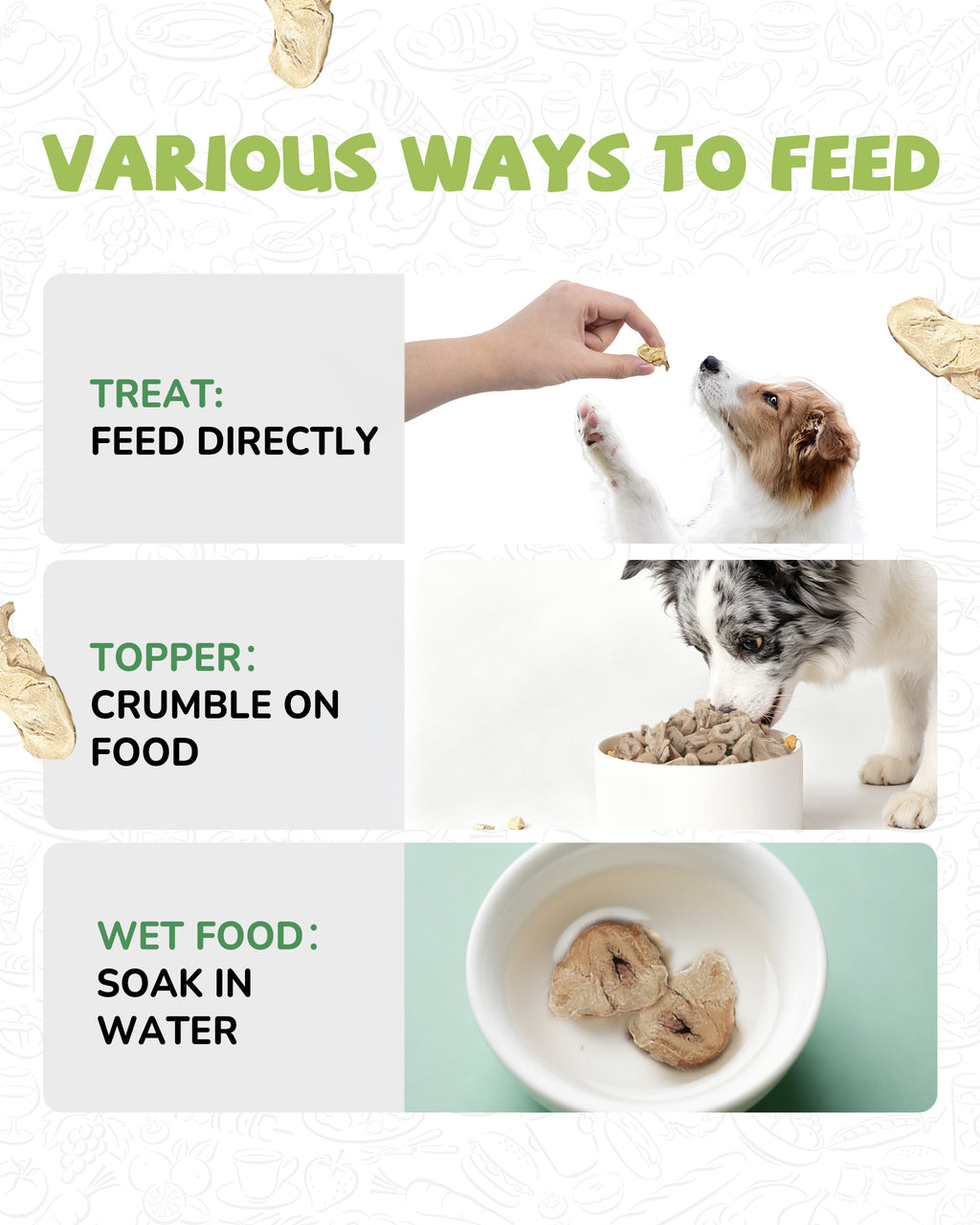 Freeze-Dried Chicken Heart Treats for Dogs, High-Protein Snacks, 3.2 oz - Pawup