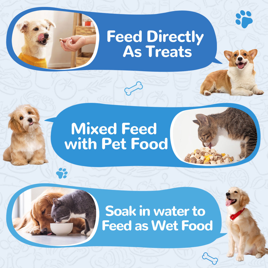 Freeze-Dried Minnows Treats for Dogs & Cats, Omega-3 Rich Single-Ingredient Snacks, 2.8 oz - Pawup