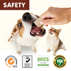 PAWUP Freeze Dried Dog Treats, Chicken, Duck, Beef, Beef Liver & Salmon, Single-Ingredient Variety Snack Pack for Small, Medium & Large Dogs, 2.5 oz Bag - Pawup