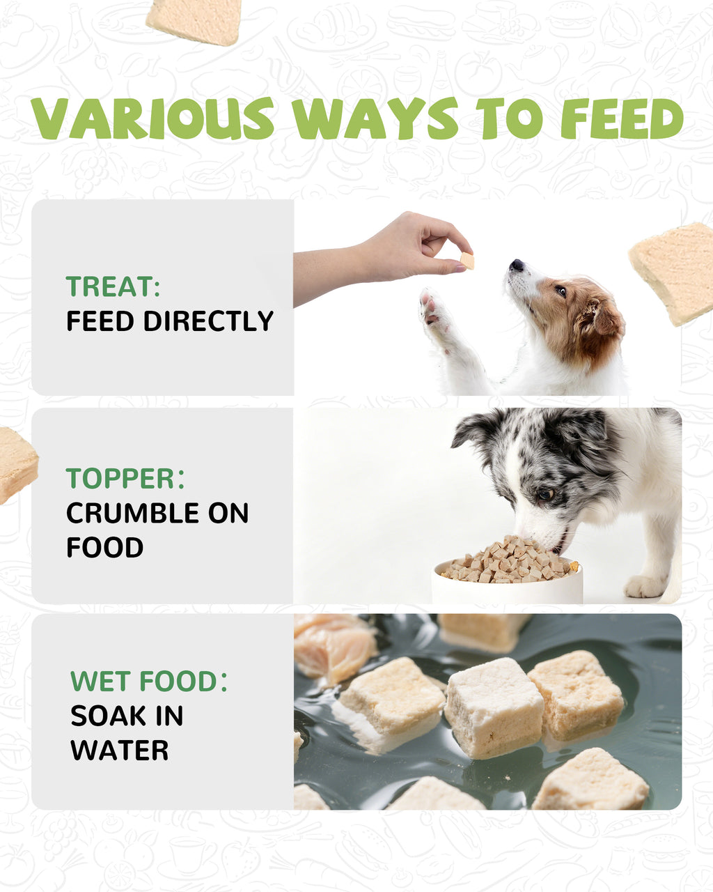 Freeze-Dried Chicken Treats for Dogs & Cats, High-Protein Single-Ingredient Snacks, 4.6 oz - Pawup