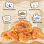 Chicken Jerky Rings Dog Treats, High Protein Chewy Snacks for Small Medium Large Dogs, Taurine Added, 10.6oz - Pawup