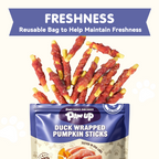 Duck Wrapped Pumpkin Dog Treats, Rawhide-Free Chews for Dogs, 10.6 oz - Pawup
