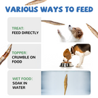 Freeze Dried Capelin for Dogs. Benifit for Skin & Coat Health, 3.5oz - Pawup