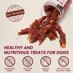 Duck Wrapped 2 Sweet Potatoes Dog Treats, 12.5 oz - Pawup