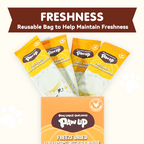 PAWUP Dog Treat Freeze-Dried Chicken & Pumpkin Lollipops with Rawhide, Dental Chew & High Protein Training Treats for Small, Medium & Large Dogs, 1.5 oz 5 Counts - Pawup