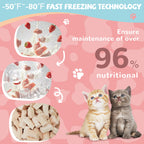 Freeze-Dried Lamb Yogurt Dog Treats, Strawberry Flavor, Sensitive Stomach Support, 2.8 oz - Pawup