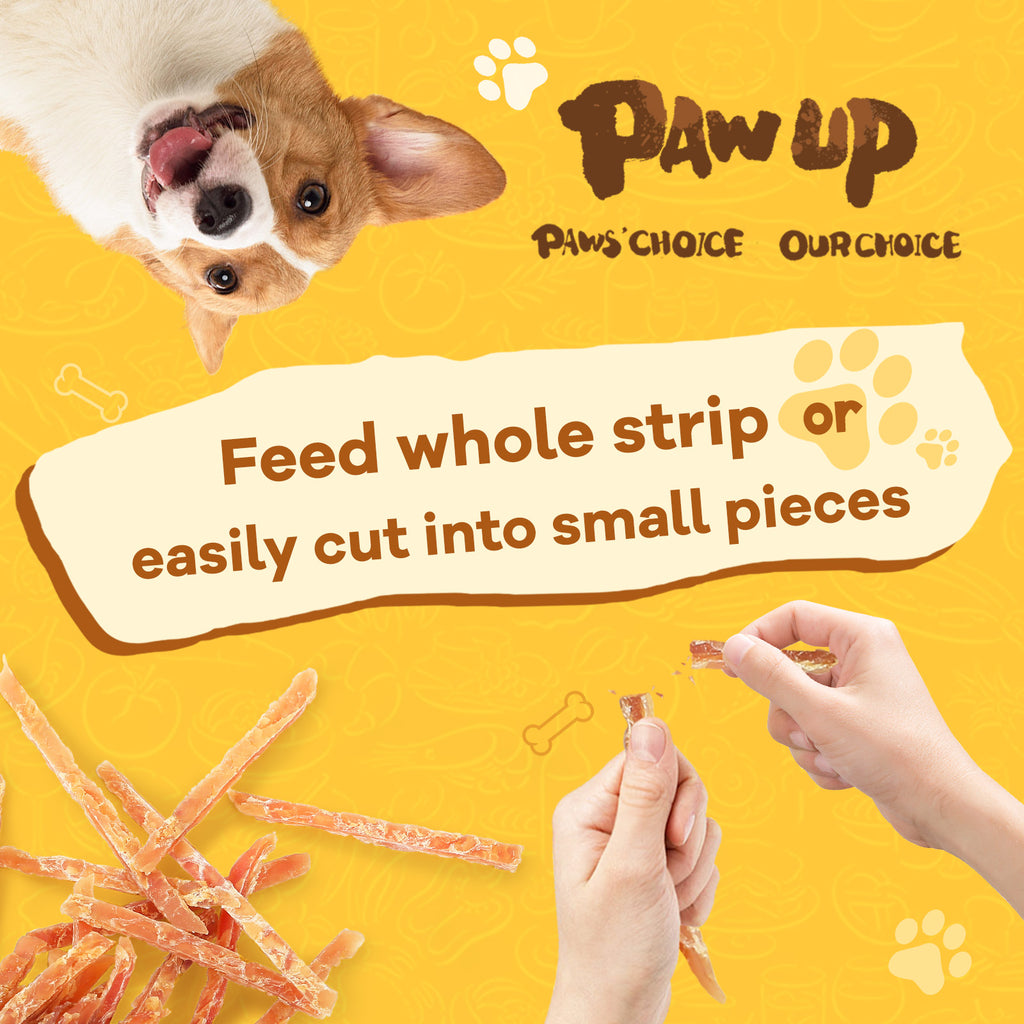Chicken Jerky Strip Dog Treats, Rawhide-Free Training Snacks for Dogs, 24 oz - Pawup