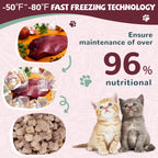 Freeze-Dried Beef Liver Dog Treats, High-Protein Single-Ingredient Snacks, 3.8 oz - Pawup