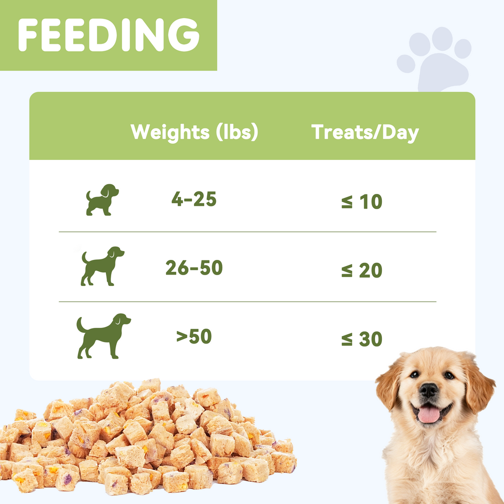 PAWUP Freeze Dried Dog Treats, Real Chicken with Cranberry & Pumpkin, High Protein Crunchy Training Snack for Small Medium Large Dogs, 3.6 oz Bag