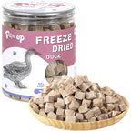 PAWUP Freeze Dried Cat Treats, Duck Breast, Single Ingredient, 4.6oz | Cat Food Toppers, High Protein, Low Fat, Natural, Healthy, Rawhide Free, Gluten&Grain Free - Pawup