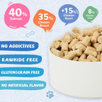 Freeze-Dried Chicken & Salmon Treats for Dogs & Cats, High-Protein Snacks, 5.3 oz - Pawup