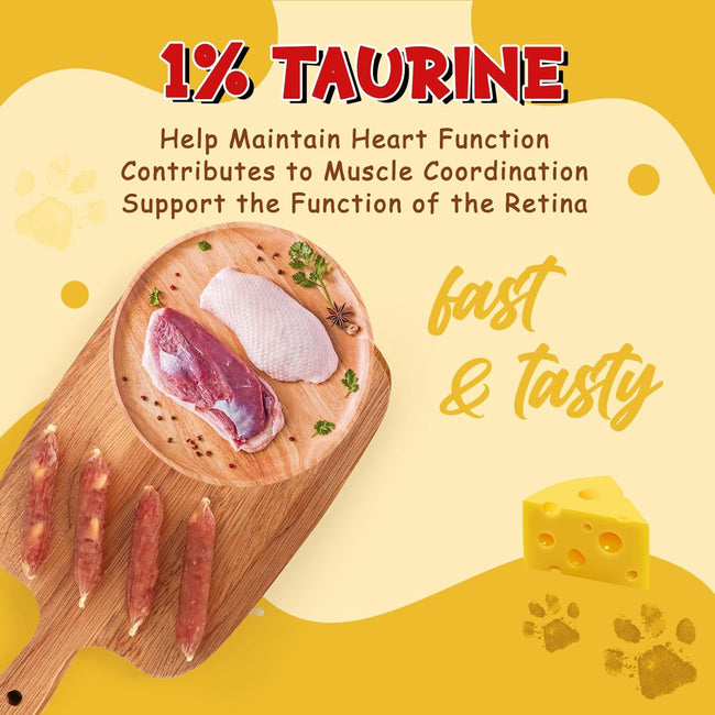 Duck Cheese Sausage Dog Treats, Rawhide-Free Training Snacks for Dogs, 12.5 oz Main Image