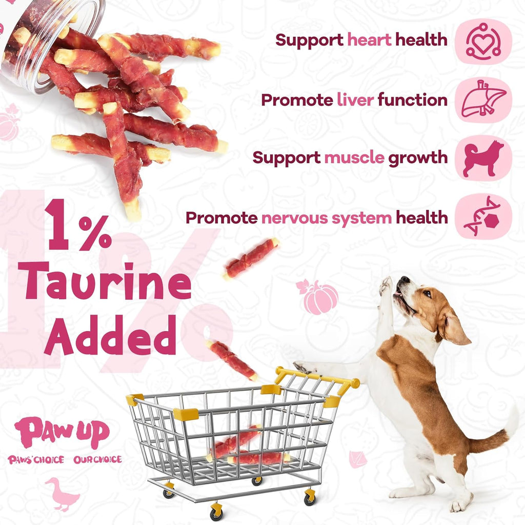 Duck Pumpkin Biscuit Stick Dog Treats, Low-Fat Chewy Snacks for Small Dogs, 12.5 oz - Pawup