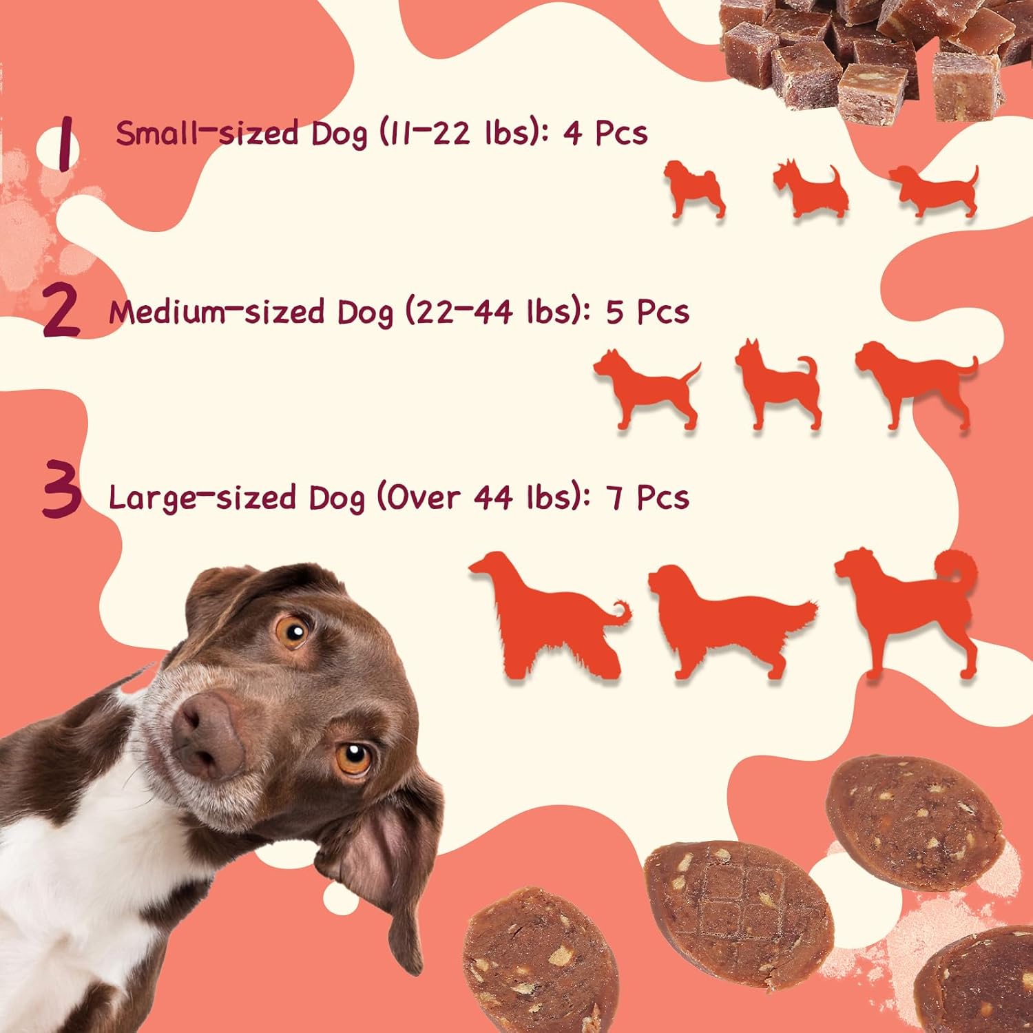 Duck Apple Sausage Bites Dog Treats, High-Protein Chewy Snacks for Dogs, 12.5 oz - Pawup