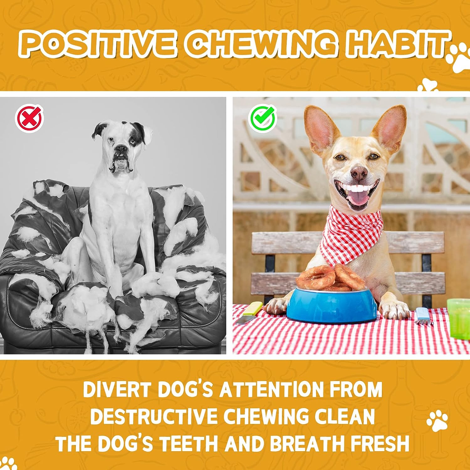 Long Lasting Chicken Wrapped Rawhide Donut, 12.5 oz - Pawup