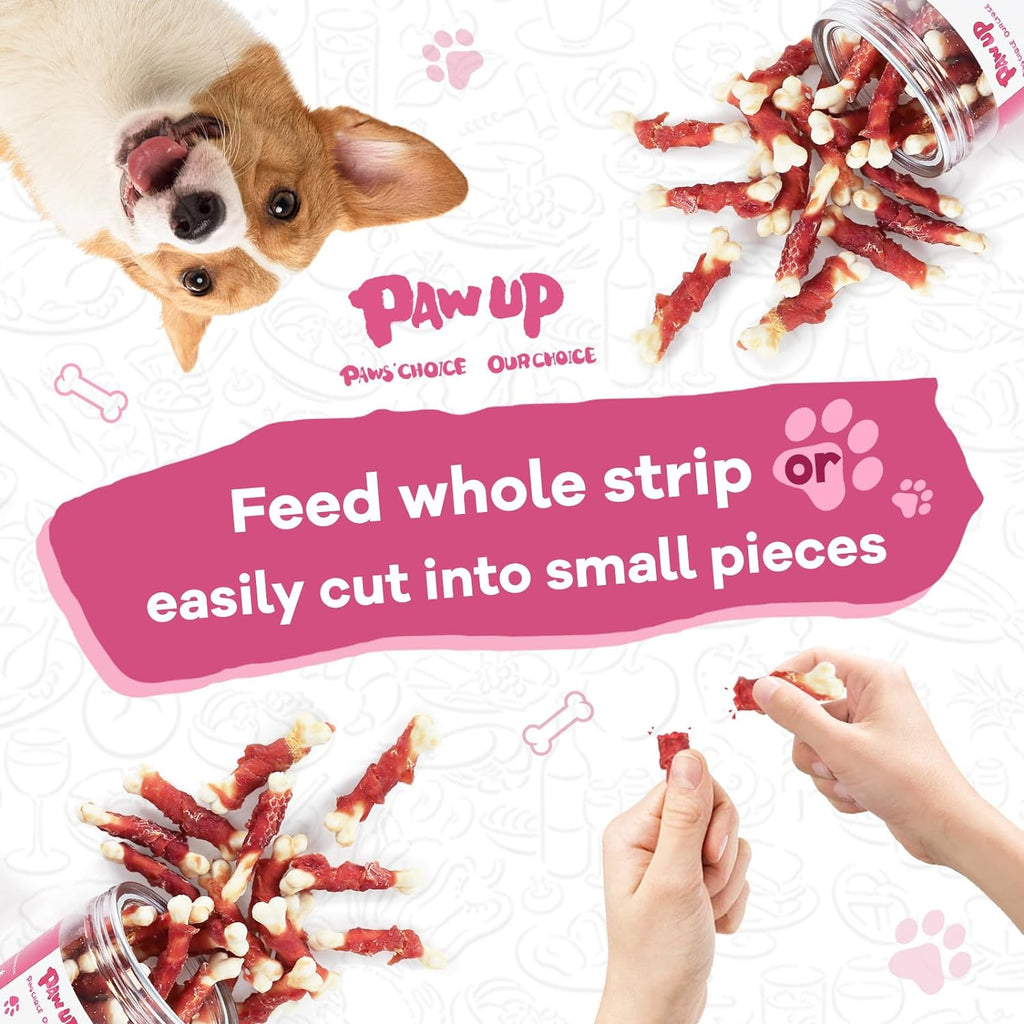 Duck Calcium Bone Dog Treats, Rawhide-Free Chews for Small Dogs, 12.5 oz - Pawup