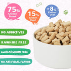 Pet Food Freeze Dried Meat Bites Chicken Recipe - Pawup
