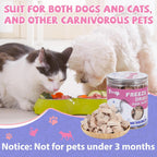 Freeze-Dried Duck Treats for Cats & Dogs, High-Protein Food Topper, 3.8 oz - Pawup