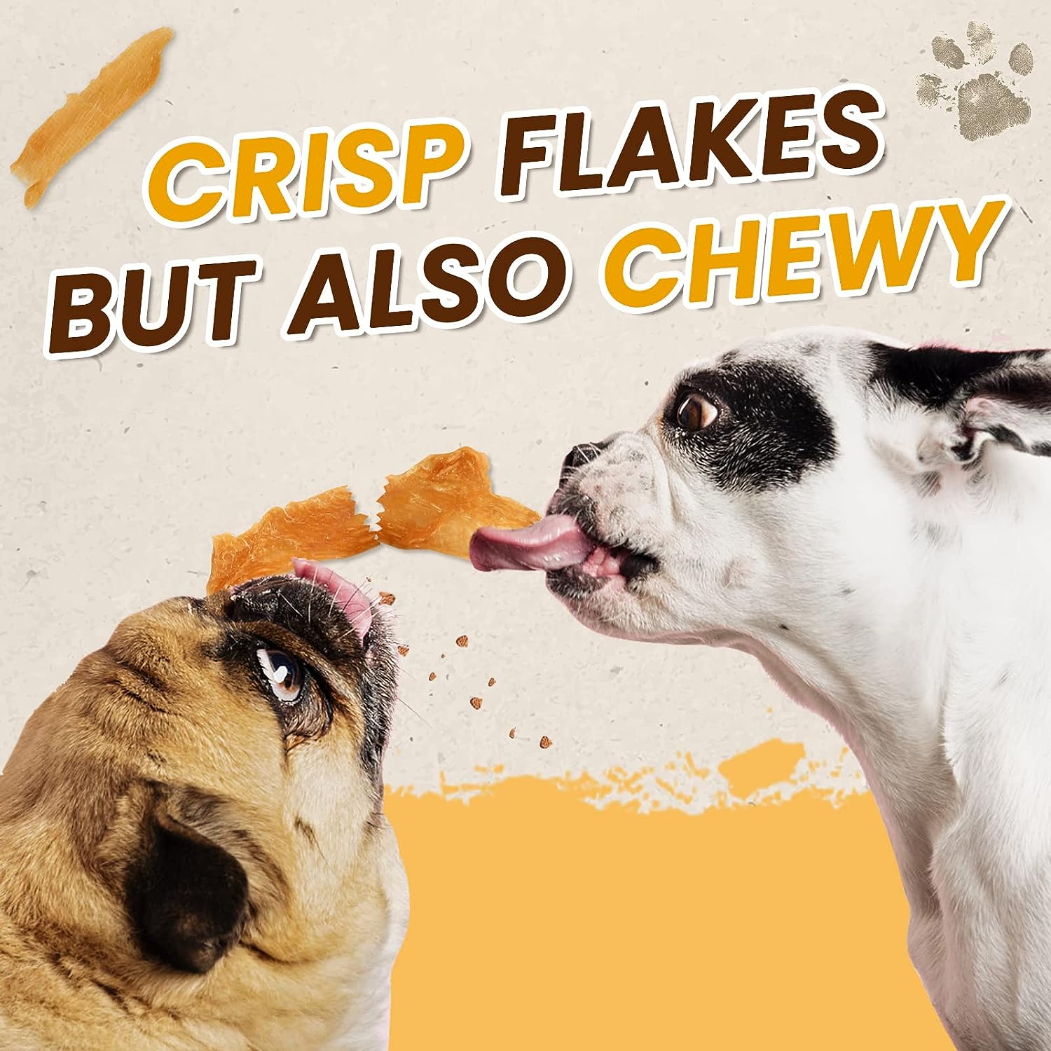 Chicken Chip Jerky Crisp Flakes For Dog Treats, 6 oz - Pawup