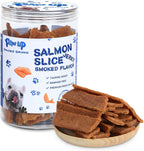 Salmon Strips Dog Treats, High-Protein Omega 3-6 Snacks for Dogs, 12.5 oz - Pawup