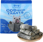 Cod Skin Dog Treats, Omega-3 Rich Single-Ingredient Chews, 16.2 oz - Pawup