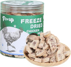 Freeze-Dried Chicken Necks for Cats & Dogs, High-Protein Single-Ingredient Treats, 4.2 oz - Pawup