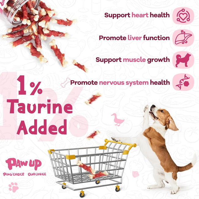 Duck Calcium Bone Dog Treats, Rawhide-Free Chews for Small Dogs, 12.5 oz Main Image