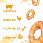 Long Lasting Chicken Wrapped Rawhide Donut, 12.5 oz - Pawup