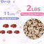 Freeze-Dried Duck Liver Treats for Cats & Dogs, High-Protein Single-Ingredient Snacks, 4.6 oz - Pawup