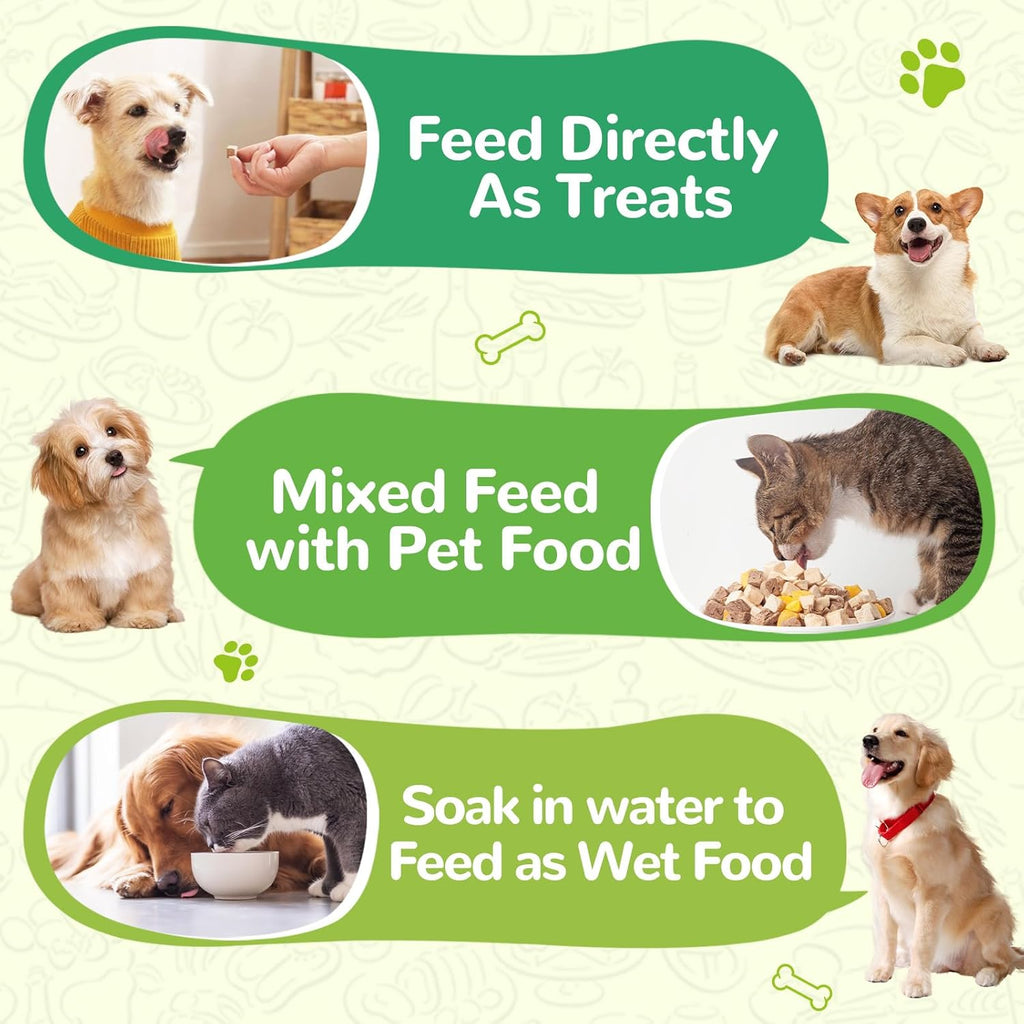 Freeze-Dried Chicken Liver Treats for Dogs & Cats, High-Protein Snacks, 2.1 oz - Pawup