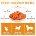 Sweet Potato Strips Dog Treat Soft,Vegan Chew, 12.5 oz - Pawup