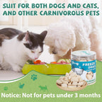 Freeze-Dried Chicken Treats for Cats & Dogs, High-Protein Single-Ingredient Food Topper, 3.8 oz - Pawup