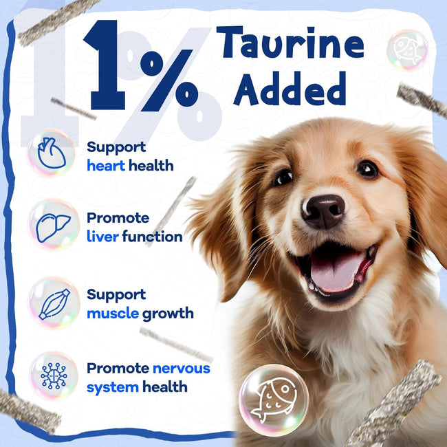 Cod Skin Dog Treats Natural High Omega 3 Dog Snacks, Single Ingredient Cod Skin Chews for Small Dogs w/Taurine, 8 oz Main Image