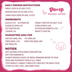 Duck Calcium Bone Dog Treats, Rawhide-Free Chews for Small Dogs, 12.5 oz - Pawup