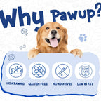 Cod Fish Skin Braids Dog Treats, Omega-3 Rich Single-Ingredient Chews, 7 oz - Pawup