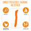 Sweet Potato Strips Dog Treat Soft,Vegan Chew, 12.5 oz - Pawup
