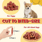 Duck Cheese Sausage Dog Treats, Rawhide-Free Training Snacks for Dogs, 12.5 oz - Pawup