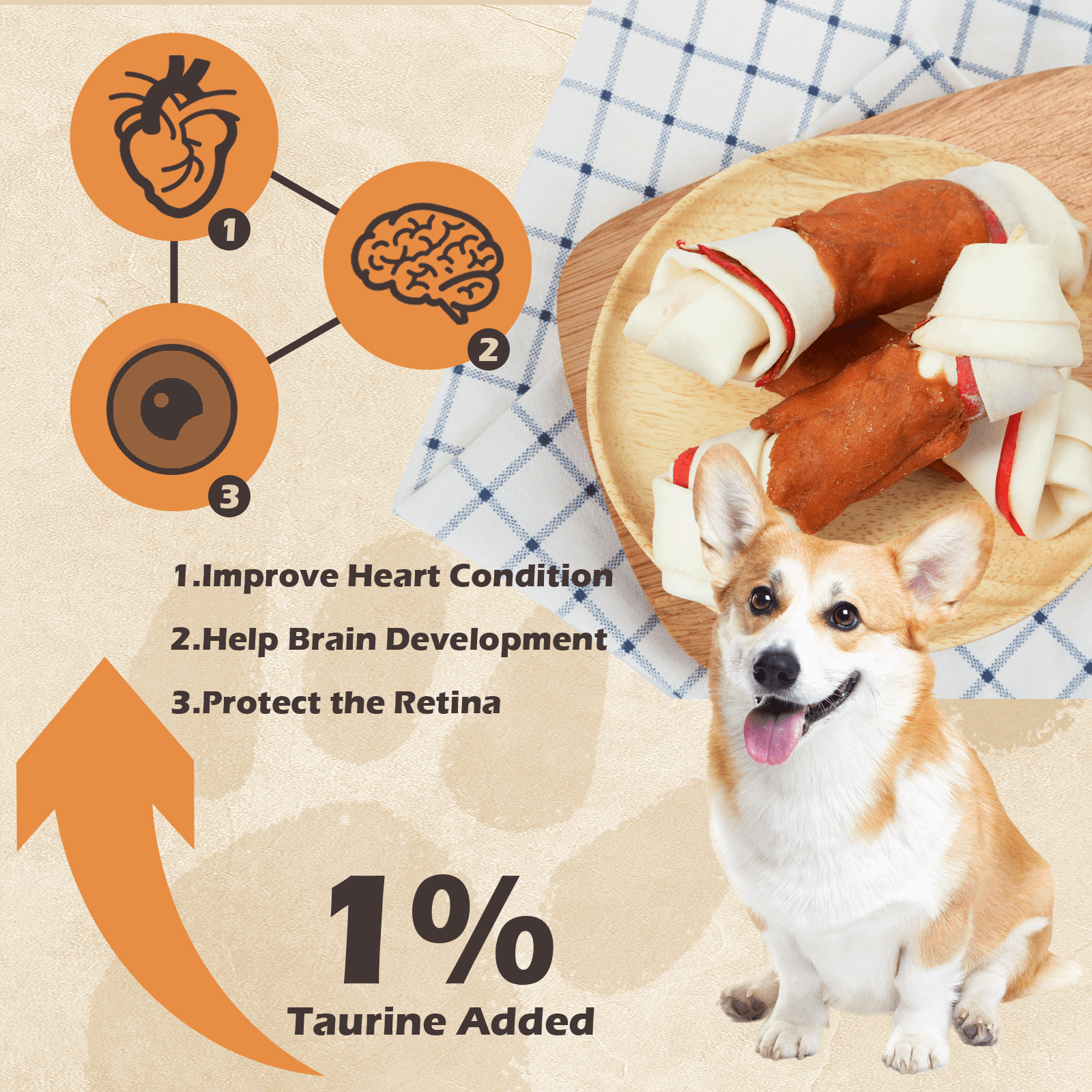 Chicken Rawhide Bone Dog Treats, Long-Lasting Dental Chews for Dogs, 9 oz - Pawup