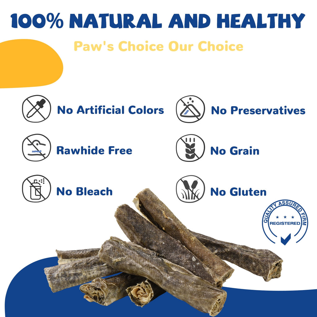 Cod Skin Dog Treat, Fish Skins Rolls, Rawhide Free Single Ingredient Natural Dog Chews, 7oz - Pawup