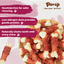 Duck Wrapped Calcium Bone Dog Treats, Rawhide-Free High-Protein Chews for Puppies & Small Dogs, 10.6 oz - Pawup