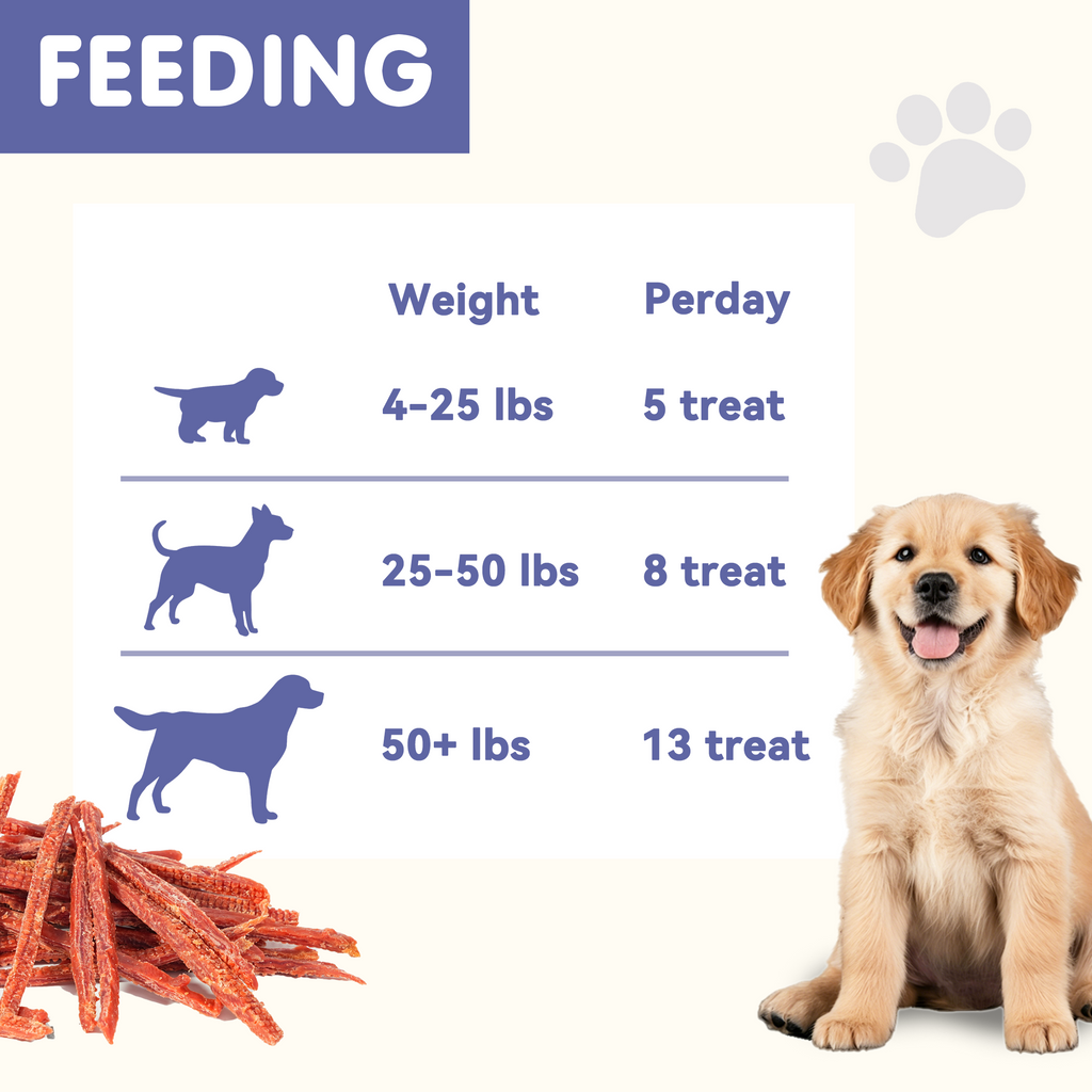 PAWUP Duck Jerky Strips Dog Treats, Natural Healthy, 99% Duck Breast with Taurine, High Protein Training Treats for Small Medium Large Dogs, 10.6oz - Pawup