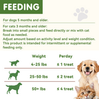 PAWUP Dog Treats Cheese Beef Dental Chews for Small, Medium & Large Dogs, 12.4 oz Bag
