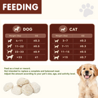 PAWUP Freeze Dried Chicken Dog Treats, 96.8% Real Chicken Meatballs, Grain-Free Training Treats for Dogs & Cats, 3.5 oz Bag - Pawup