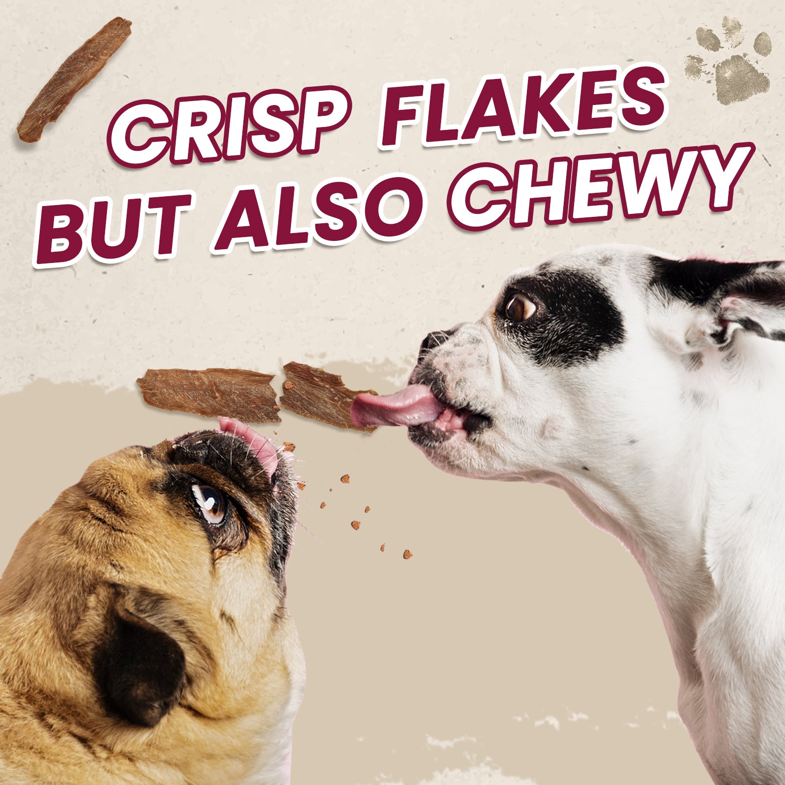 Dog Treats Jerky Duck Crisp Flakes, 6oz - Pawup